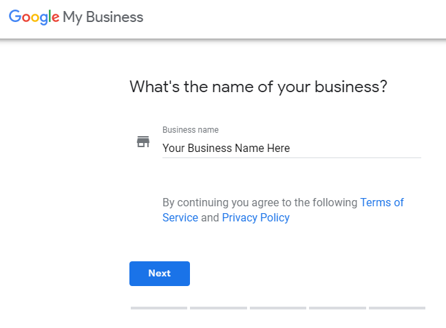 Create Google My Business profile for your local SEO