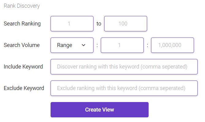 Search the keywords your site already ranking using the rank checker