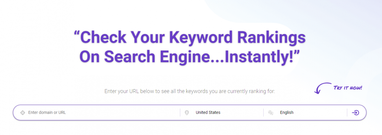 check website ranking for keyword