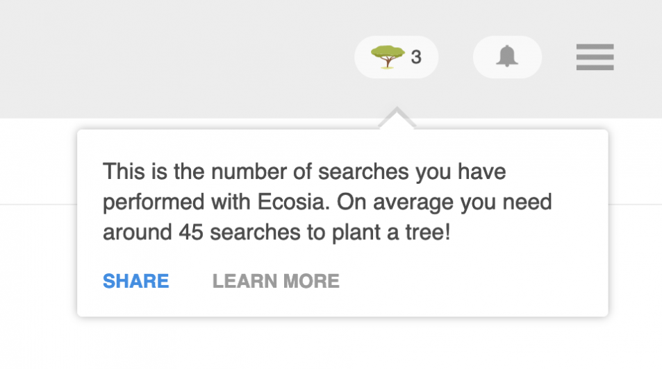 Ecosia Search Engine