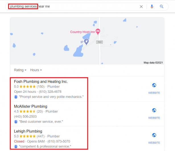 Ranking with the right keywords in Google My Business 