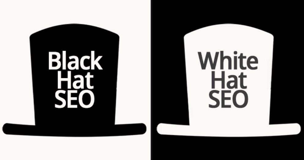 white and black hat seo