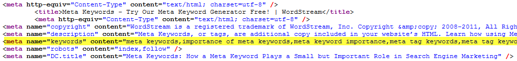 meta-keywords-example