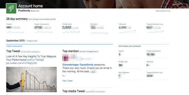 twitter analytics screen