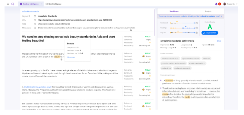 BiQ Content Intelligence