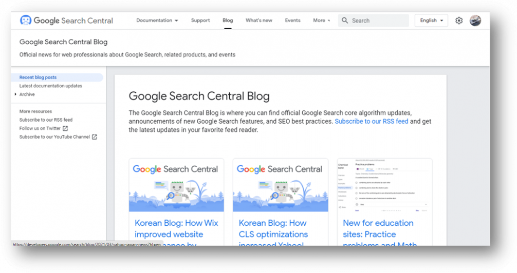 google webmaster central blog