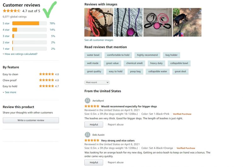 customer reviews after doing amazon seo