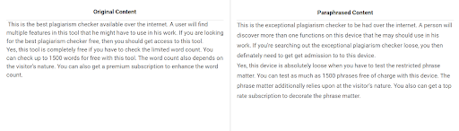 paraphrasing tool example