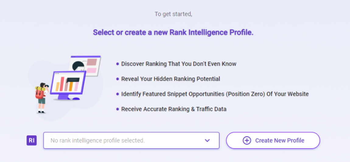 Create Rank Intelligence profile 