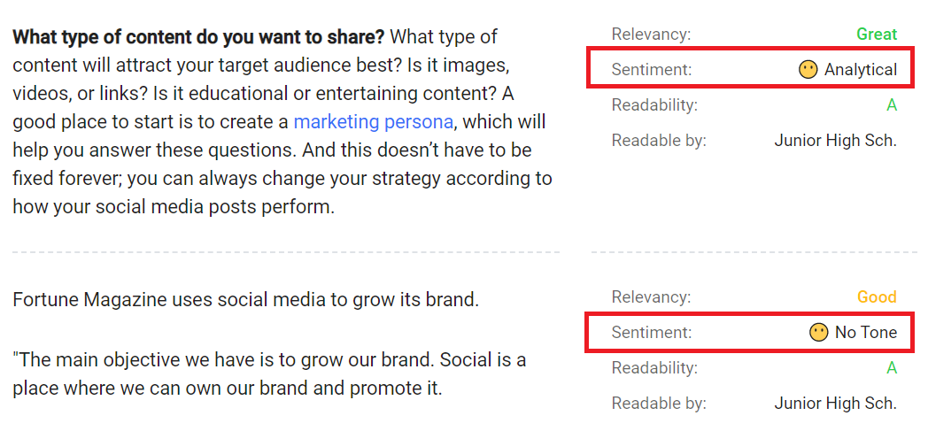 To Analyze Reader’s Sentiment 