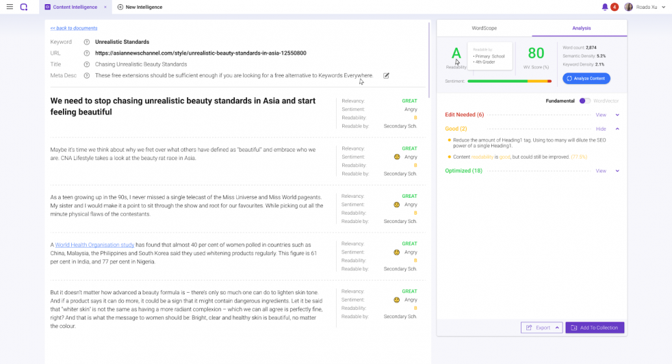 Analyze & Optimize Content Post-Publishing