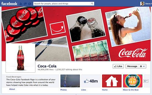 Facebook Business Page Examples Coca Cola