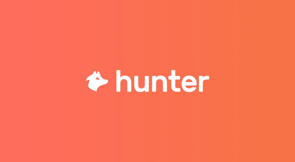 Link building tools - Hunter.io