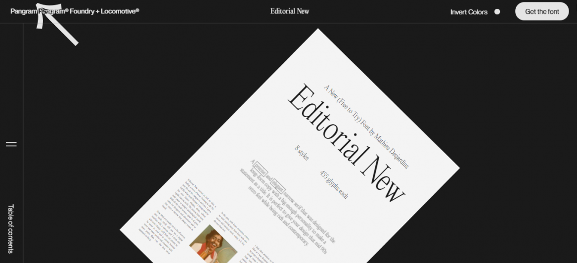 Interactive content from Editorial New