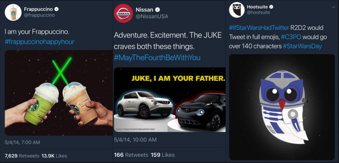 Personalized marketing from brands on Star Wars