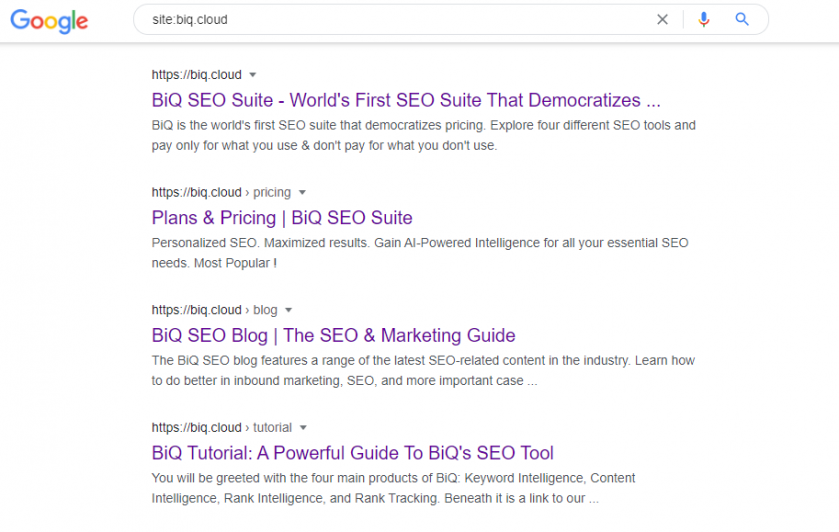 Use Google site search to dig into competitors' domain