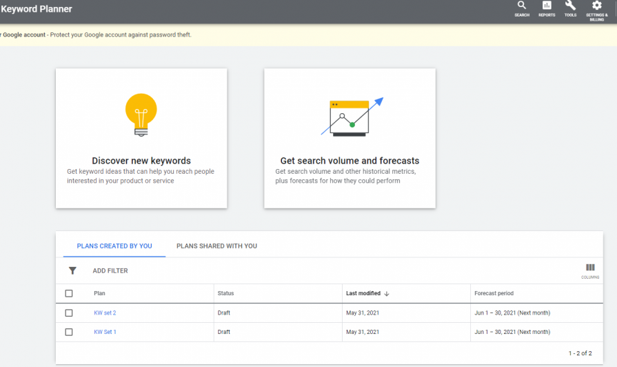 Google keyword planner is also a good keyword research tool