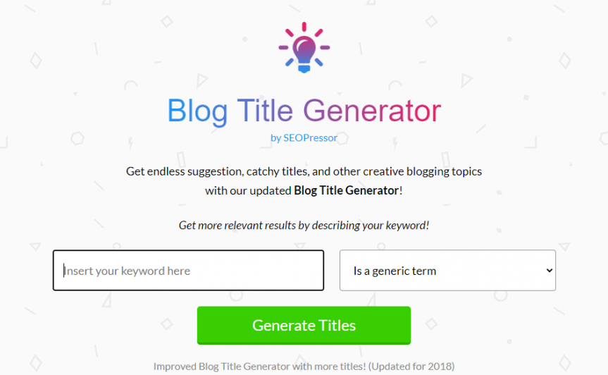 blog best practices - Blog Title generator for great headline generation