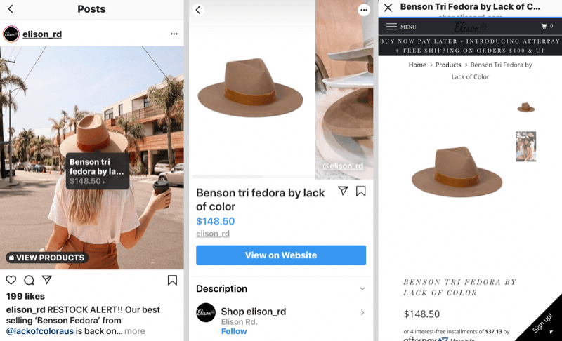 Social Shopping platform: Instagram Shop