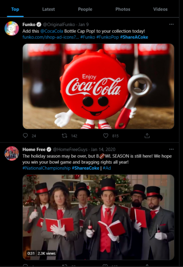 Marketing lessons 6: hashtag campaigns by coke