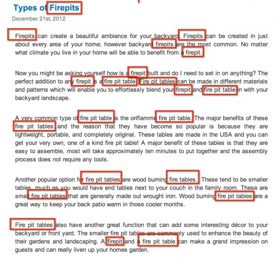 Get your content checked for keyword stuffing with BiQ Content Intelligence to avoid getting Google Penalty.