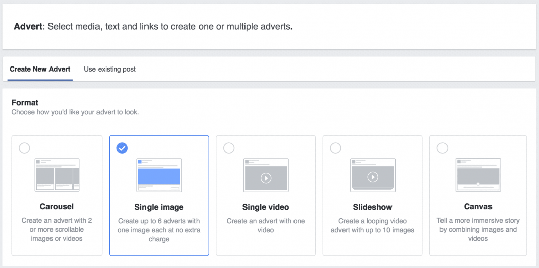 Type of Facebook Ads: Photo Ad