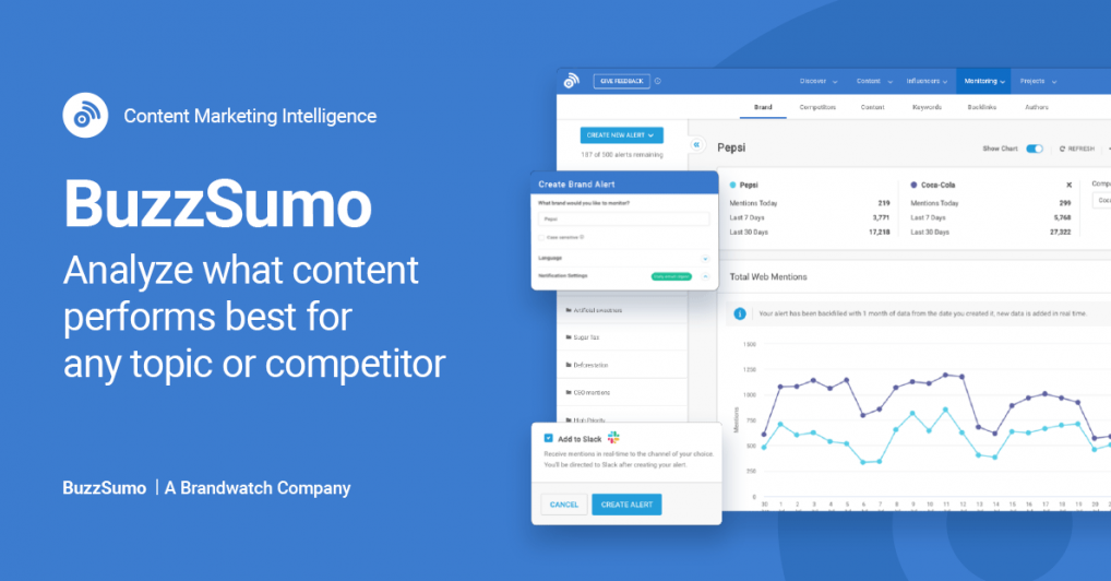 Blogger outreach tool - Buzzsumo