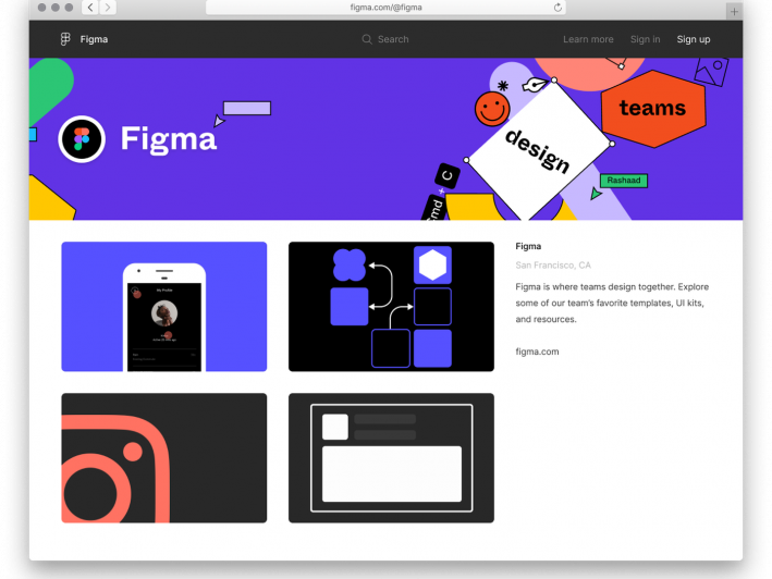 Figma prototype design example before you build an app