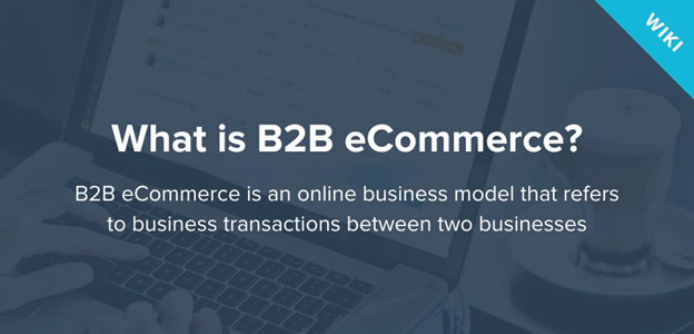 B2B eCommerce explanation example by Oberlo