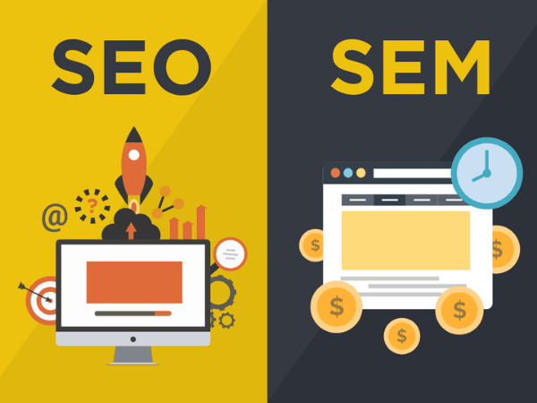 The difference between SEO and SEM