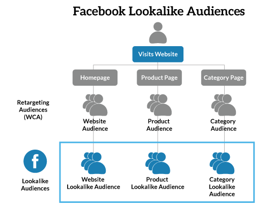 The path for Lookalike audience on Facebook 